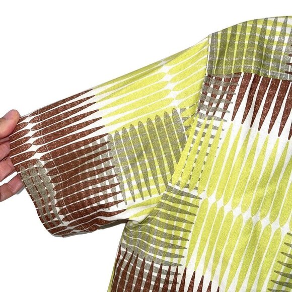 Envelop Jim Smith Button Front Shirt Mens Size Small S Cotton Short Sleeve Green - Picture 3 of 9